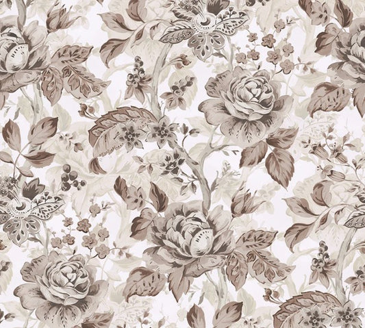 Windham Fabrics - 108" Quilt back, Entourage, Cream 54745W-1