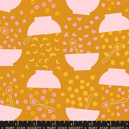 Ruby Star Society Egg and Friends Honey RS3091 12 quilting cotton fabric
