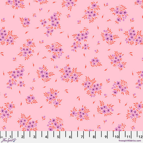 Tula Pink What a Ditz Pink Lemonade Free Spirit quilting fabric