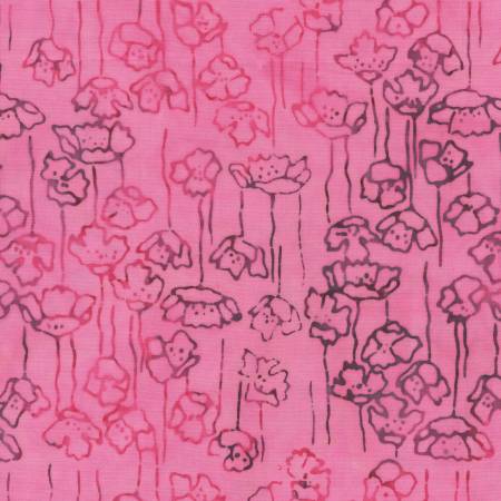 Laura Heine Boho Blooms Poppy Blush quilting fabric