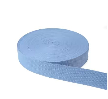 Maya Blue webbing 2 inch x 50 yard bag strap notion
