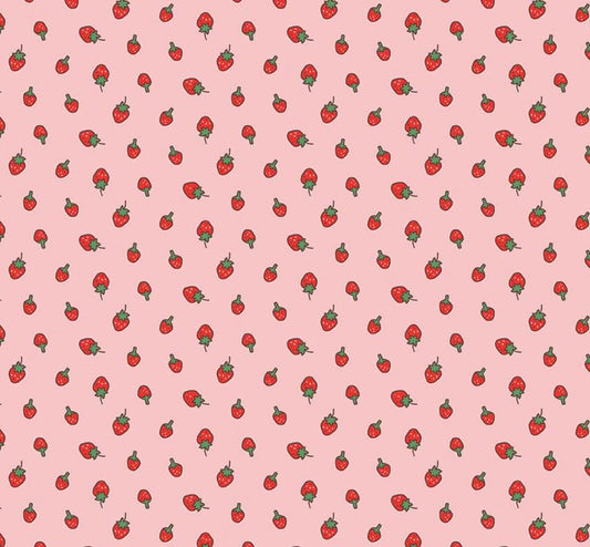 Riley Blake - Serendipity 2 Strawberries Pink - C17307