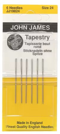 Colonial Needle Gold Tapestry Petites Hand Needles, Size 24