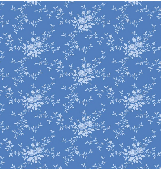 Tilda Something Blue Noel Cornflower quilting cotton fabric