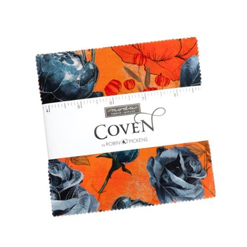 Moda Coven Charm Pack by Robin Pickens 42 five-inch Halloween precut squares