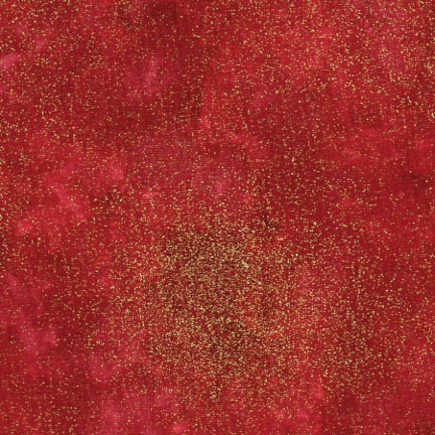 Shimmer Red Northcott metallic quilting cotton