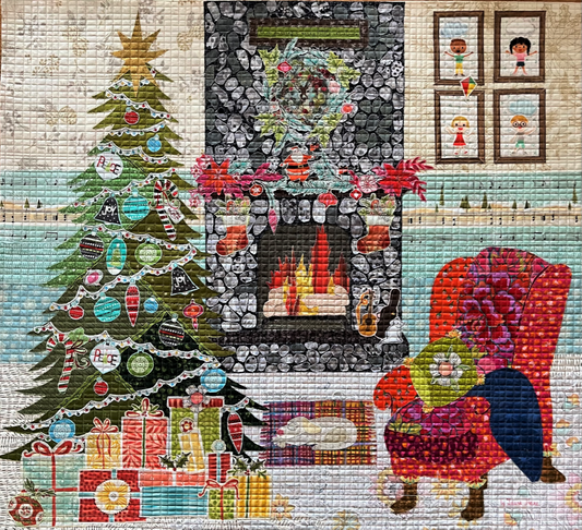 A Merry Little Christmas Collage Fabric Kit