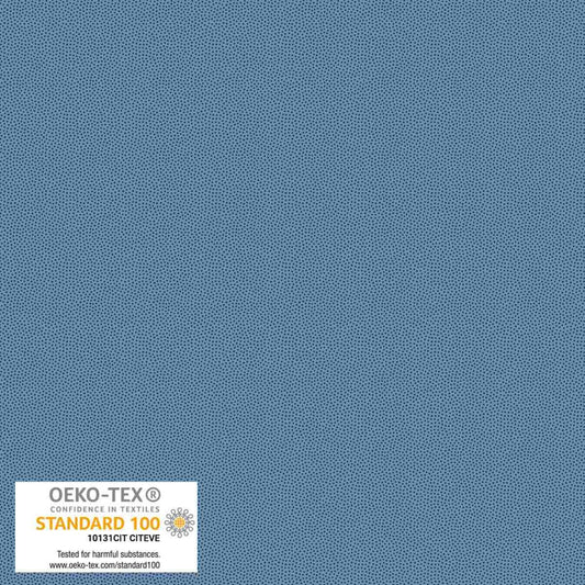 Petits Points Blue tonal pin-dot quilting cotton by Stof for Blank Quilting