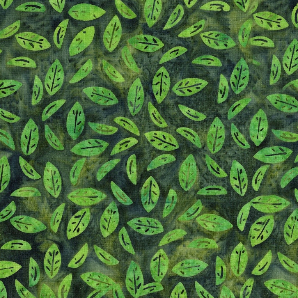 Lumin Fabrics - Kate Colleran - Spring Fling - Leaves - Green Jungle