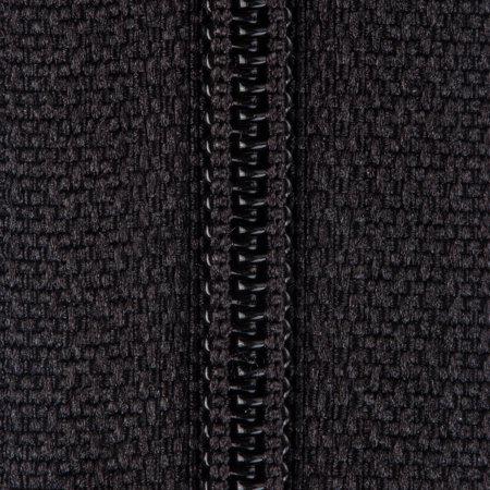 Coats and Clark polyester 7 inch black zipper notion