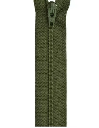 Coats Clark polyester 7 inch spinach zipper