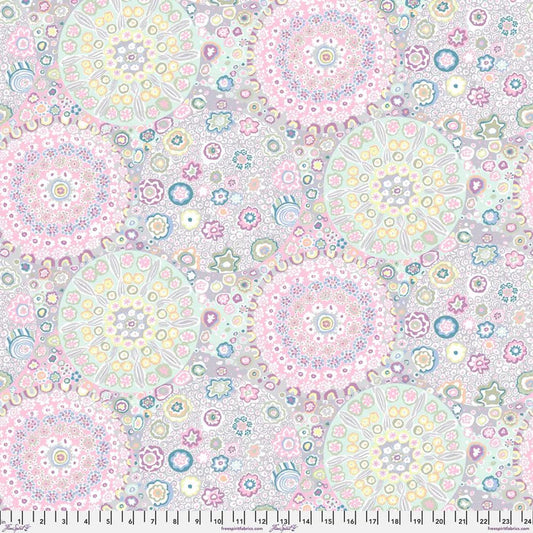 Kaffe Fassett Millefiore Grey quilting cotton fabric