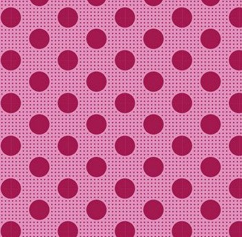 Tilda Medium Dots Maroon tonal dot cotton quilting fabric