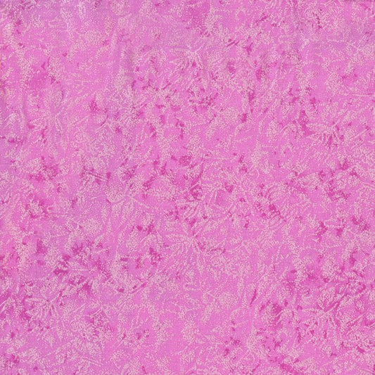 Michael Miller Fairy Frost Carnation pearlized metallic quilting cotton blender fabric