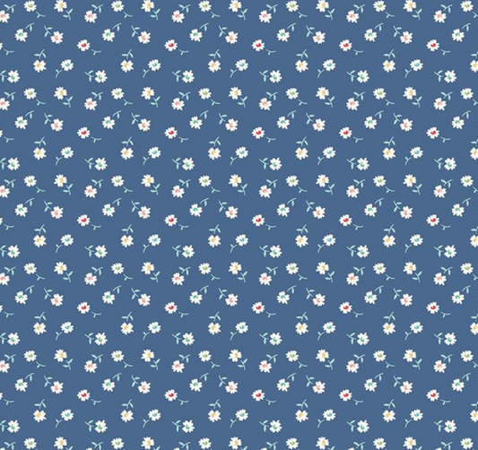 Riley Blake Vintage Happy 2 Lori Holt daisy denim quilting cotton