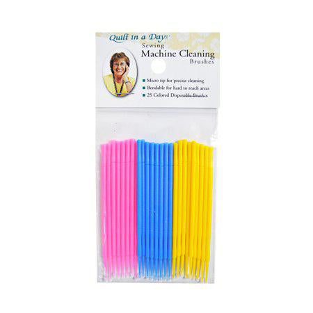 Quilt in a Day sewing machine cleaning brushes 25 pack notion