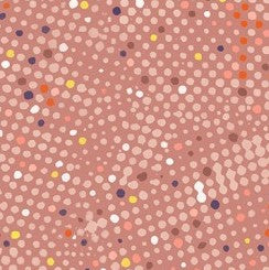 Michael Miller Block Print Dots DDC12506-CORA-D coral dots