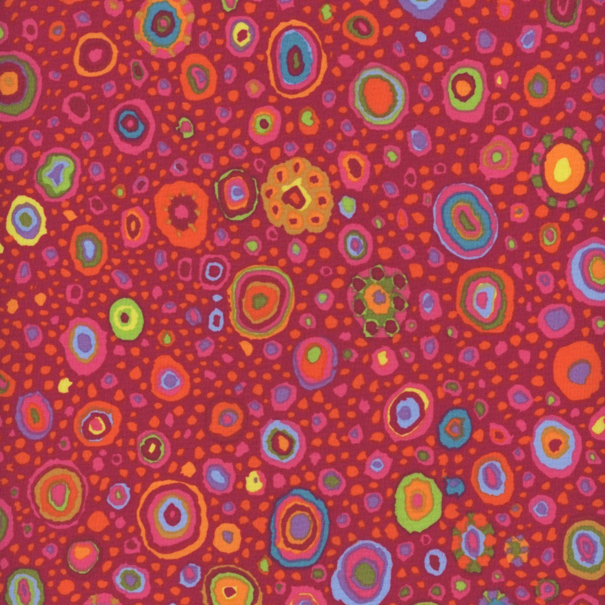 Kaffe Fassett Roman Glass Red quilting cotton