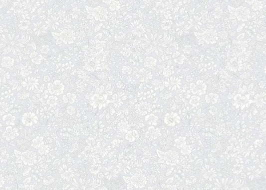 Liberty Emily Belle Silver Birch neutral floral quilting fabric