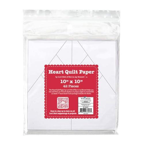 Lori Holt 10" Heart Quilt Paper