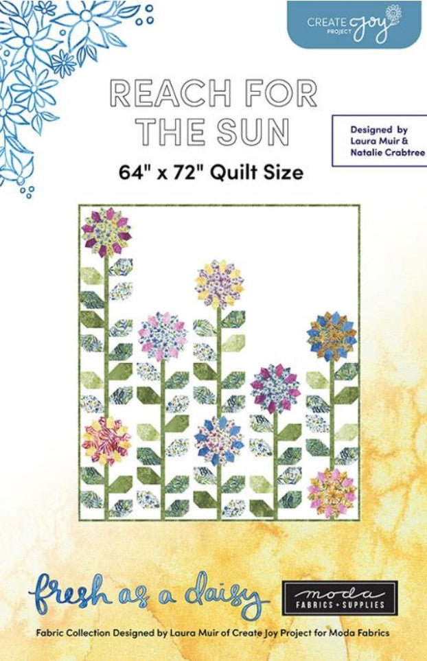 Reach For The Sun Moda Create Joy Project quilting cotton fabric