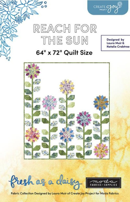 Reach For The Sun Moda Create Joy Project quilting cotton fabric