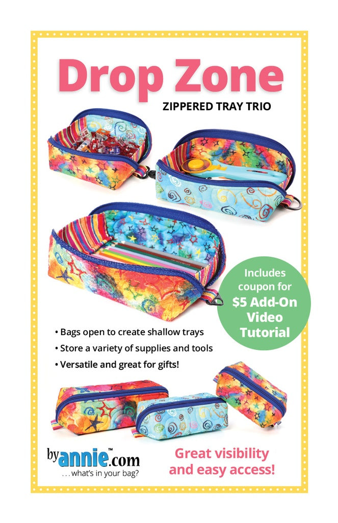 Drop Zone bag pattern by ByAnnie