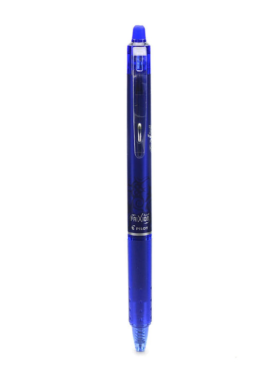 PILOT Frixion Fine Point Clicker Erasable Pen Open Stock-Blue