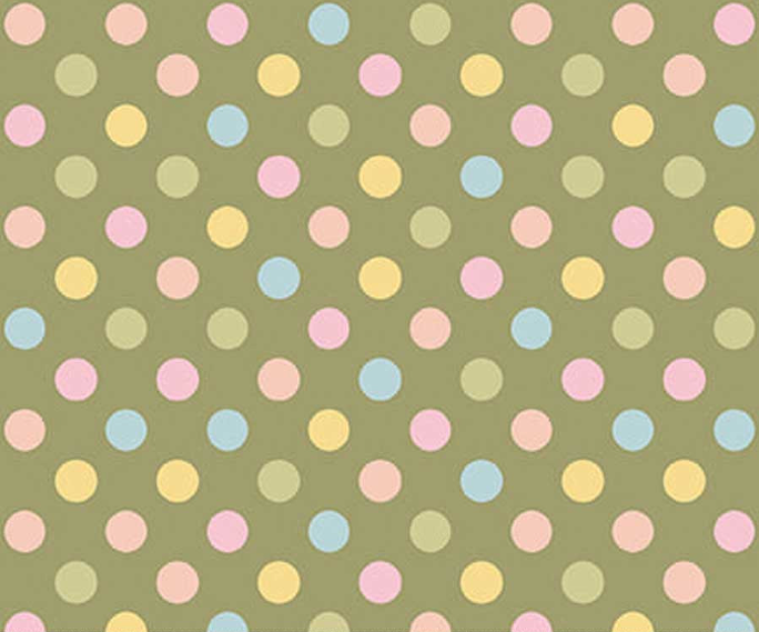 Studio E Layla Chelsea Designworks Artichoke Polka Dot quilting cotton