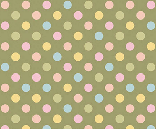Studio E Layla Chelsea Designworks Artichoke Polka Dot quilting cotton