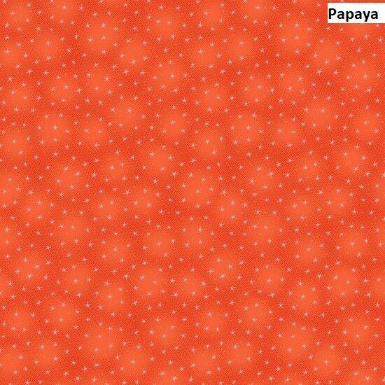 Blank Starlet Texture Orange quilting fabric