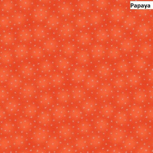 Blank Starlet Texture Orange quilting fabric