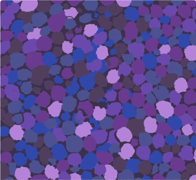Kaffe Fassett Reflections Purple quilting fabric