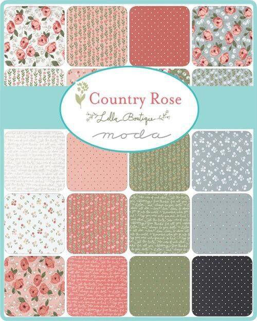 Moda Lella Boutique Country Rose Jelly Roll 40 strips 2.5 inch precut