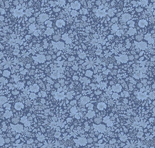 Liberty Emily Belle Ultramarine Tana Lawn cotton fabric