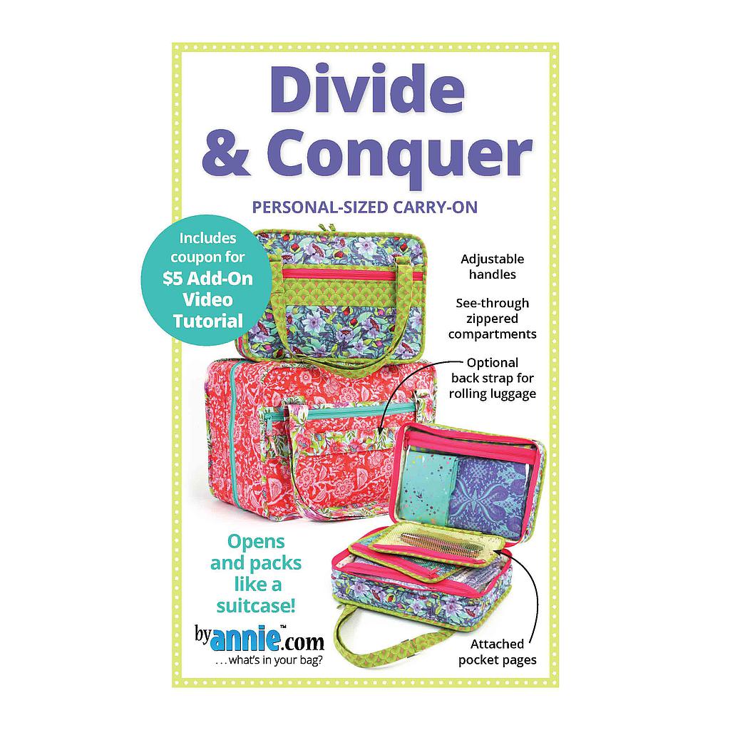 Divide and Conquer bag pattern by ByAnnie quilting