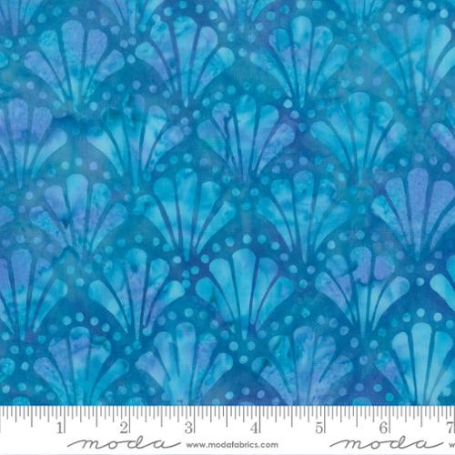 Moda Mermaid Batiks pool 4390-32 aqua teal batik fabric