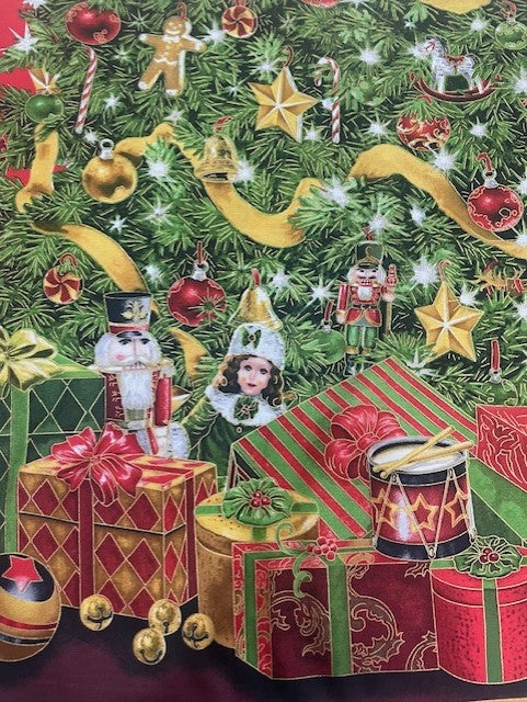 Quilting Treasures Best Time of the Year warm holiday print quilting fabric