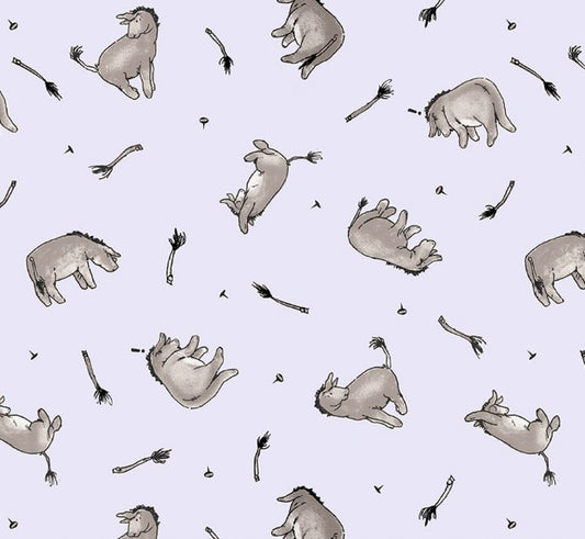 Studio E Classic Winnie Minky Lt Purple 8768MK-50 fabric