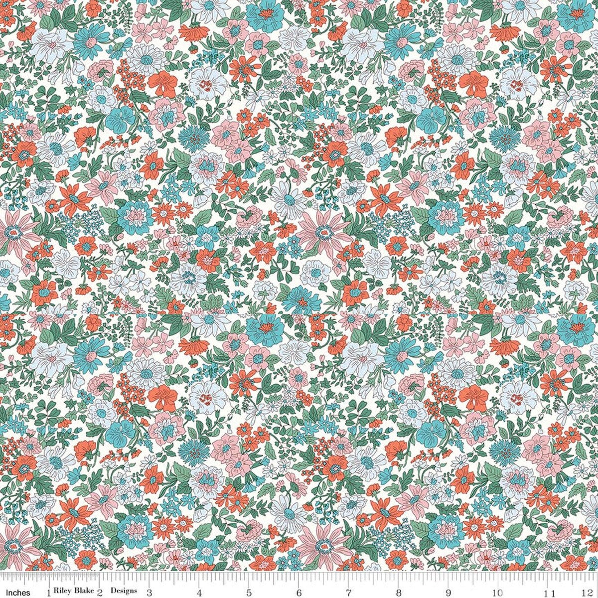Liberty Emily Annabelle C Riley Blake quilting cotton floral fabric