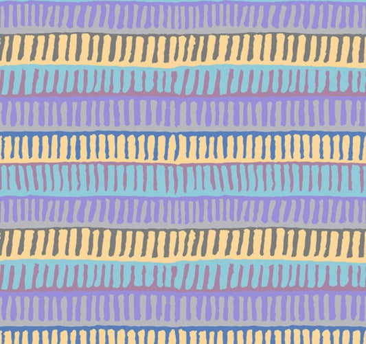 Kaffe Fassett Zipper Stripe Neutral quilting fabric