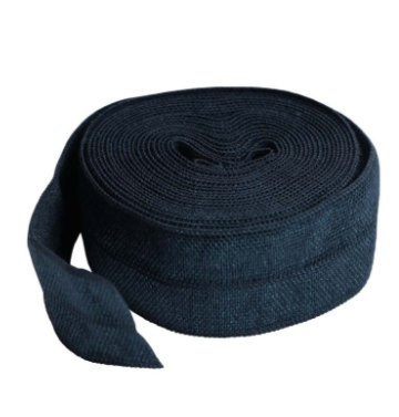 Byannie - 20mm Fold-Over Elastic - 2 Yard Package - Navy