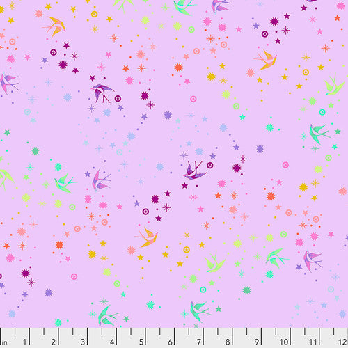 Tula Pink Fairy Dust Lavender purple Free Spirit quilting fabric