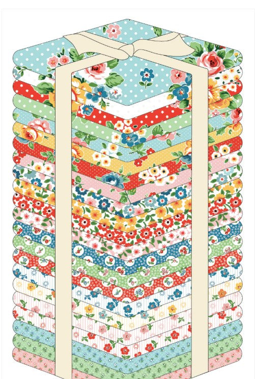 Poppie Cotton- Fat Quarter Bundles 22 Prints-flower market