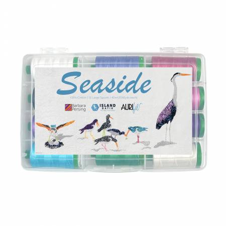 Aurifil Seaside Thread Collection by Barbara Persing