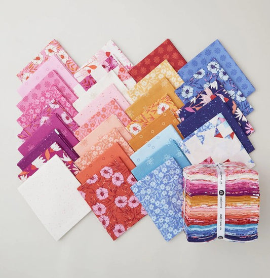 andover-Petals and Stitches Fat Quarter Bundle