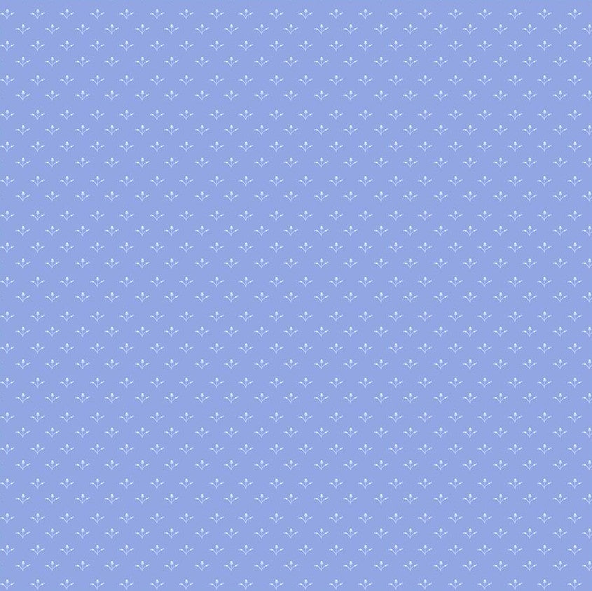 Windham China Blue Tiny Pickings 54940-6 Cornflower quilting cotton fabric