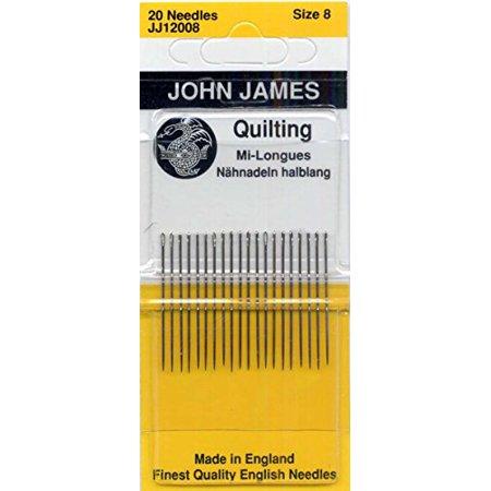 Colonial Needle quilting betweens hand needles size 8 20 pack notion