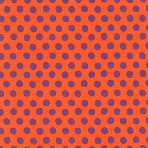 Kaffe Fassett Perennials Spot Dot Orange quilting fabric