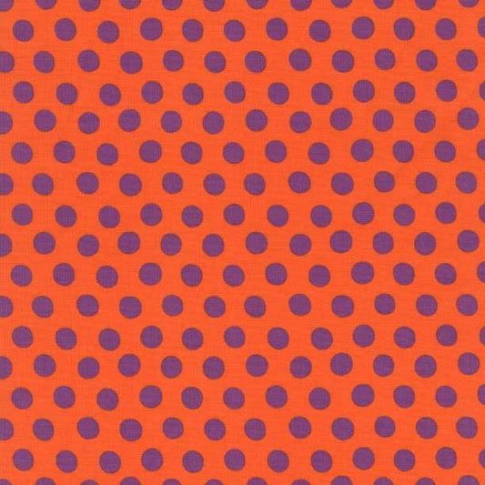 Kaffe Fassett Perennials Spot Dot Orange quilting fabric